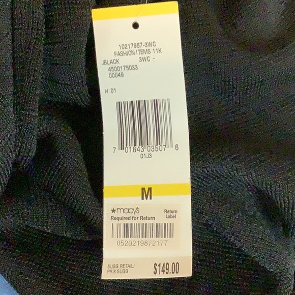 Jones New York Size Medium Collection Sweater with Beaded Neck. New With Tags - Picture 9 of 9